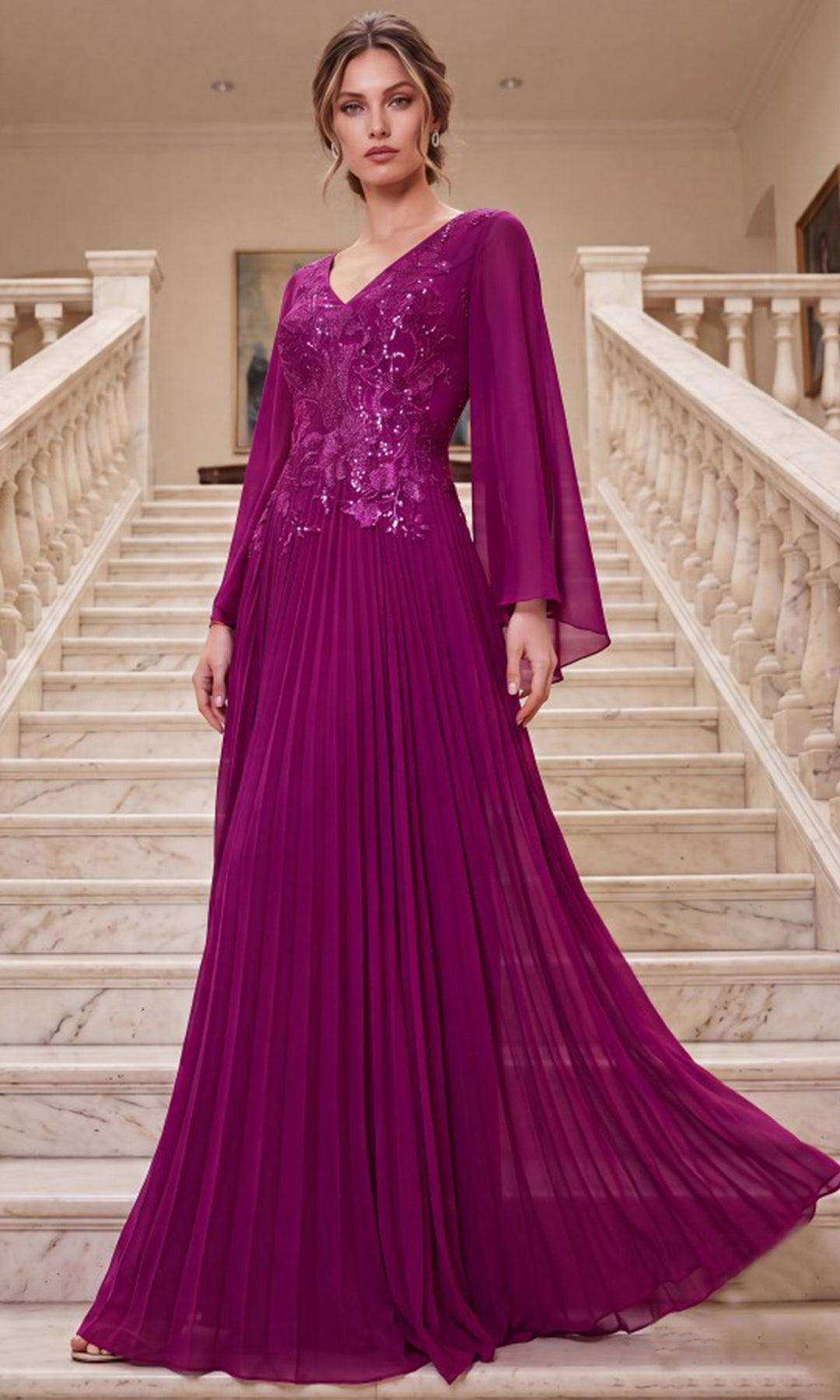 terani-couture-261m6681-v-neck-chiffon-a-line-evening-dress