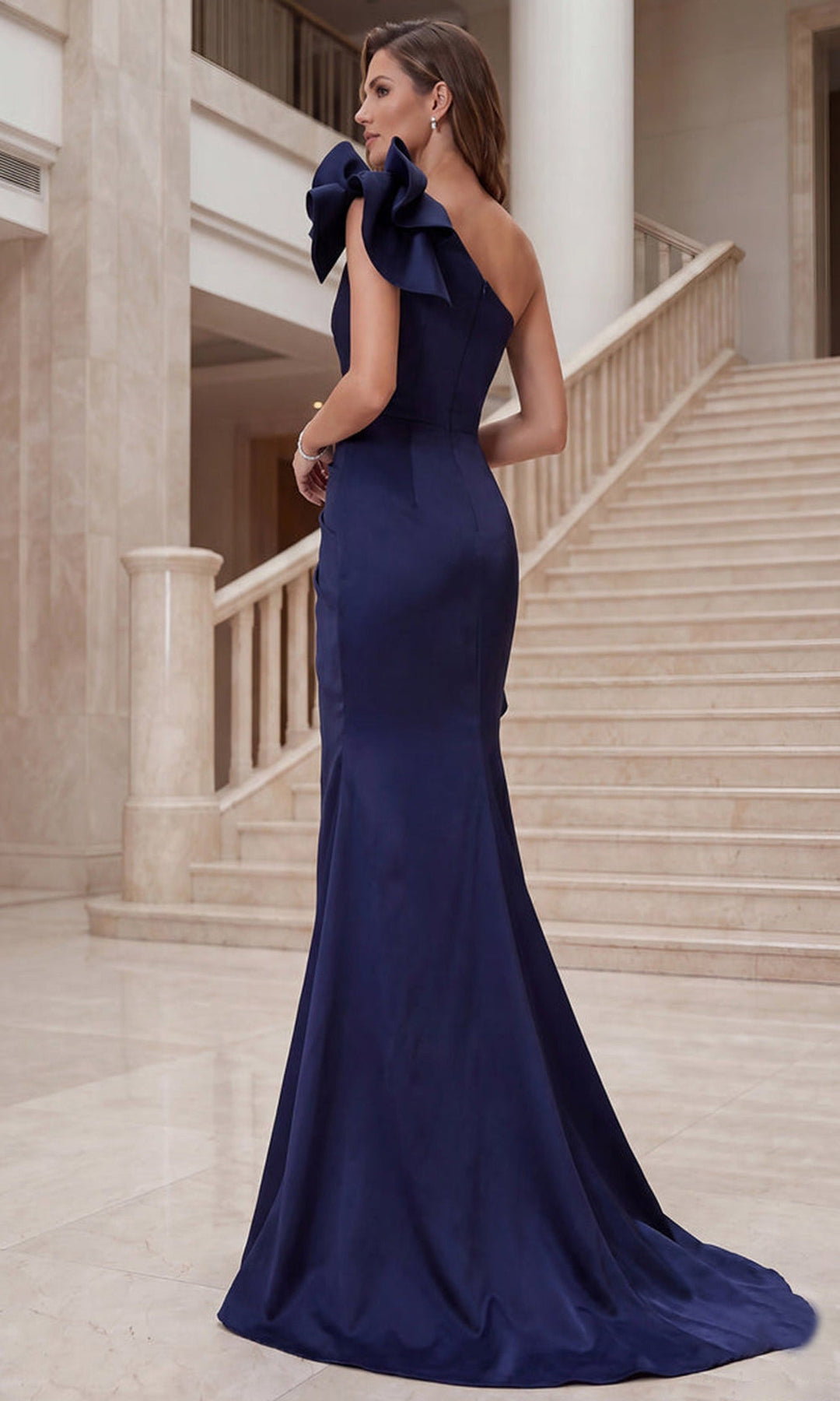 Terani Couture 262E7132 - Draped Mermaid Formal Gown
