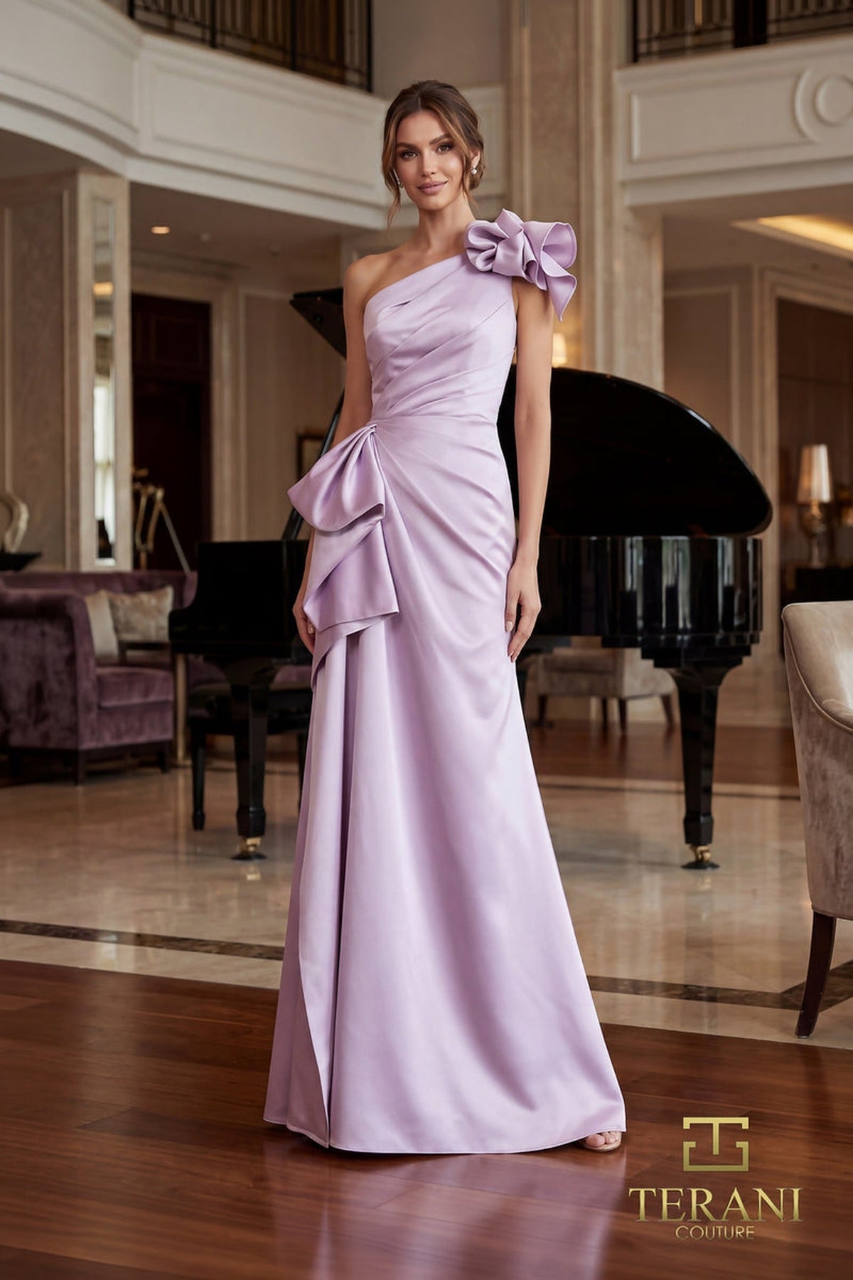 Terani Couture 262E7132 - Draped Mermaid Formal Gown