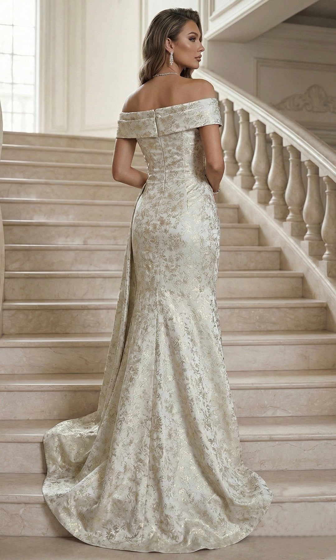 Terani Couture 262E7537 - Sweetheart Neck Drape Sheath Evening Gown