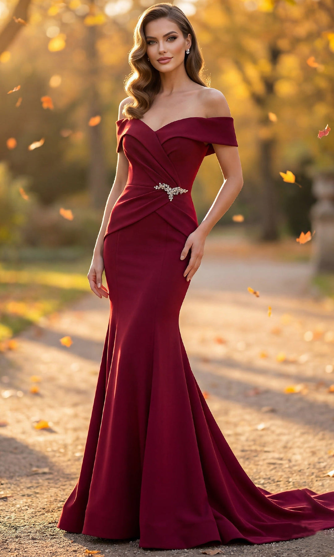 Terani Couture 262M7251 - Draped Bodice Mermaid Long Gown