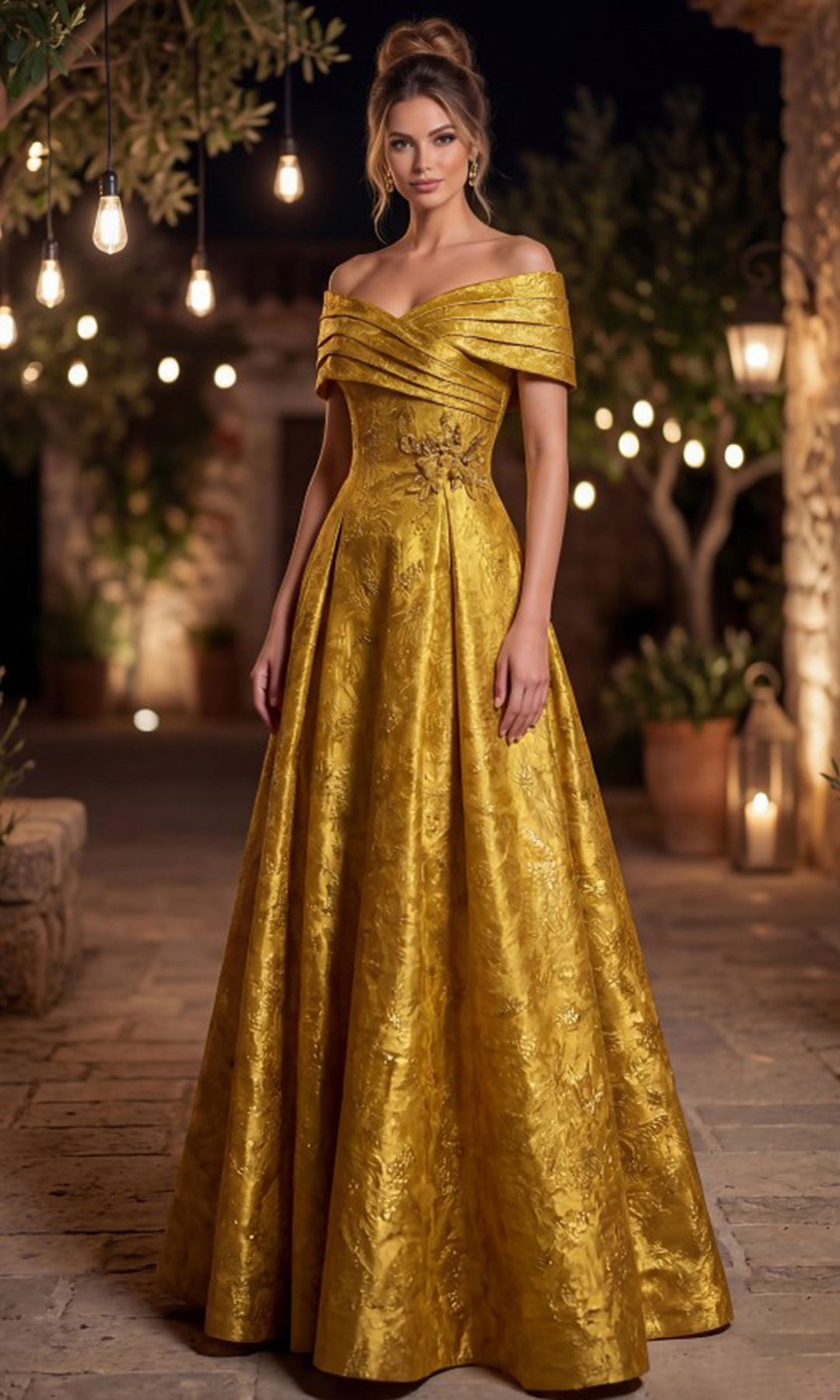 Terani Couture 262M7299 A Line  Dress
