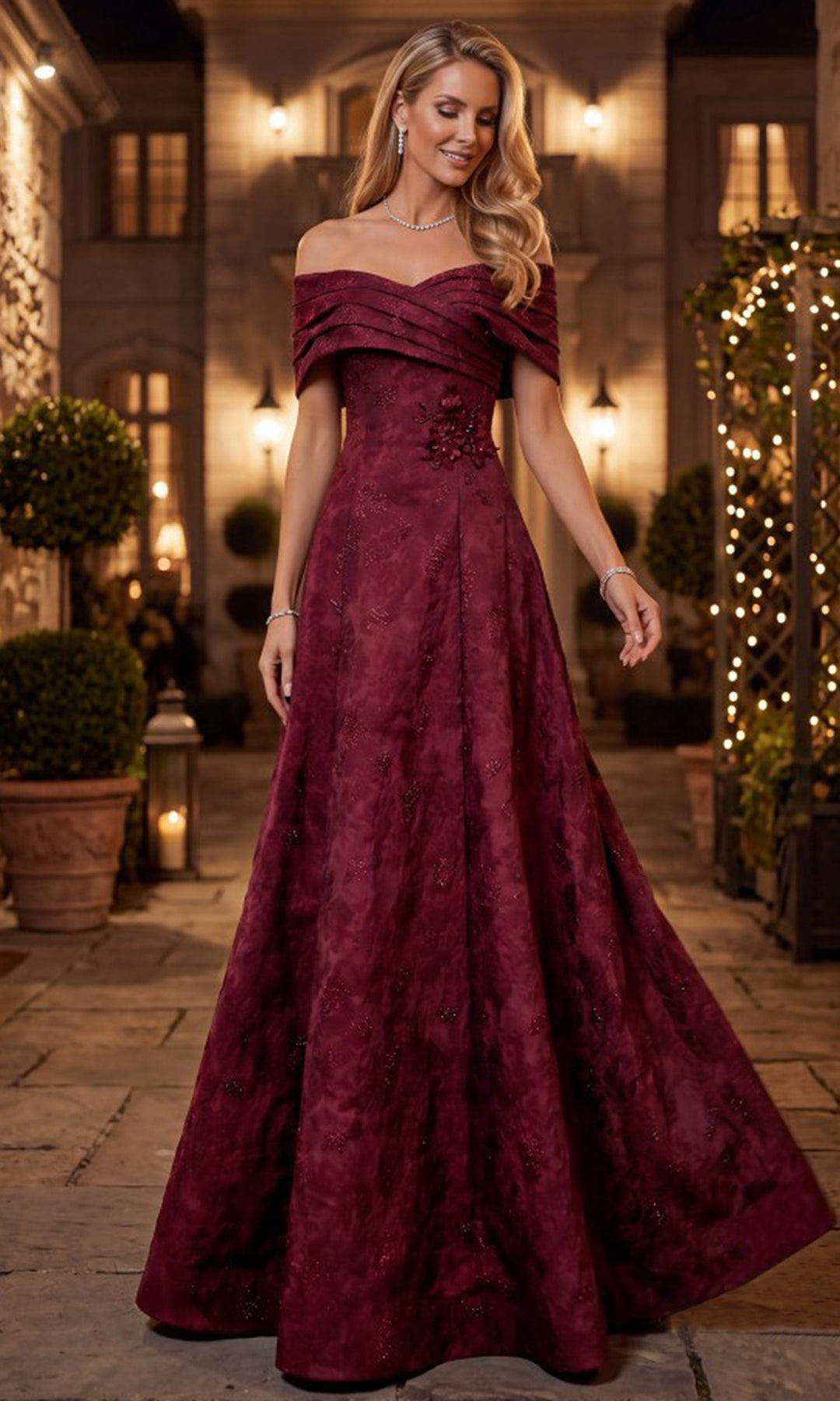 Terani Couture 262M7299 A Line  Dress