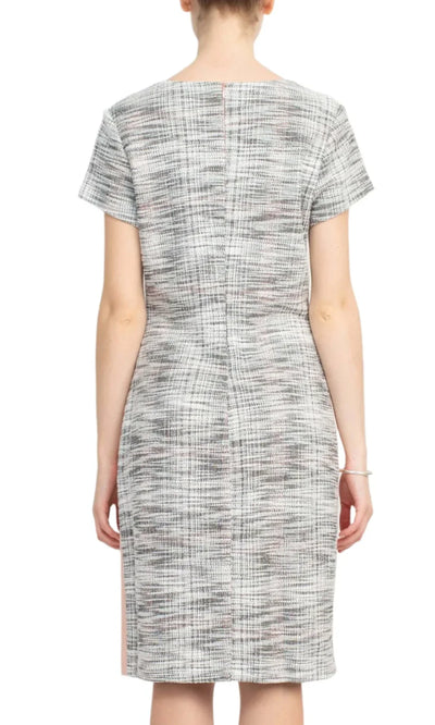 Connected Apparel TPX97787M - Short Sleeve Knit Fitted Dress Homecoming Dresses
