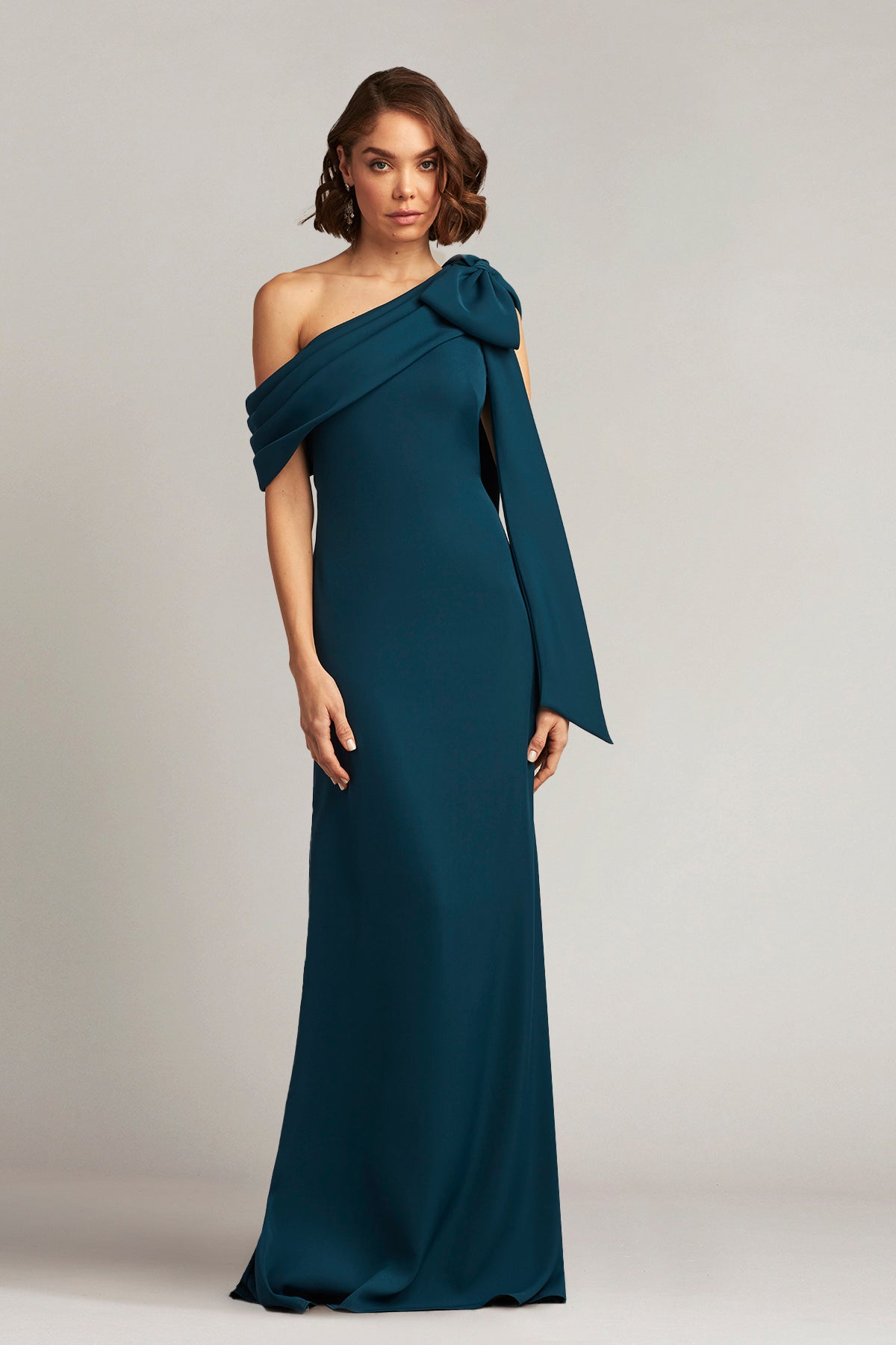 Tadashi Shoji ALG18371L - Bow Accent Evening Dress