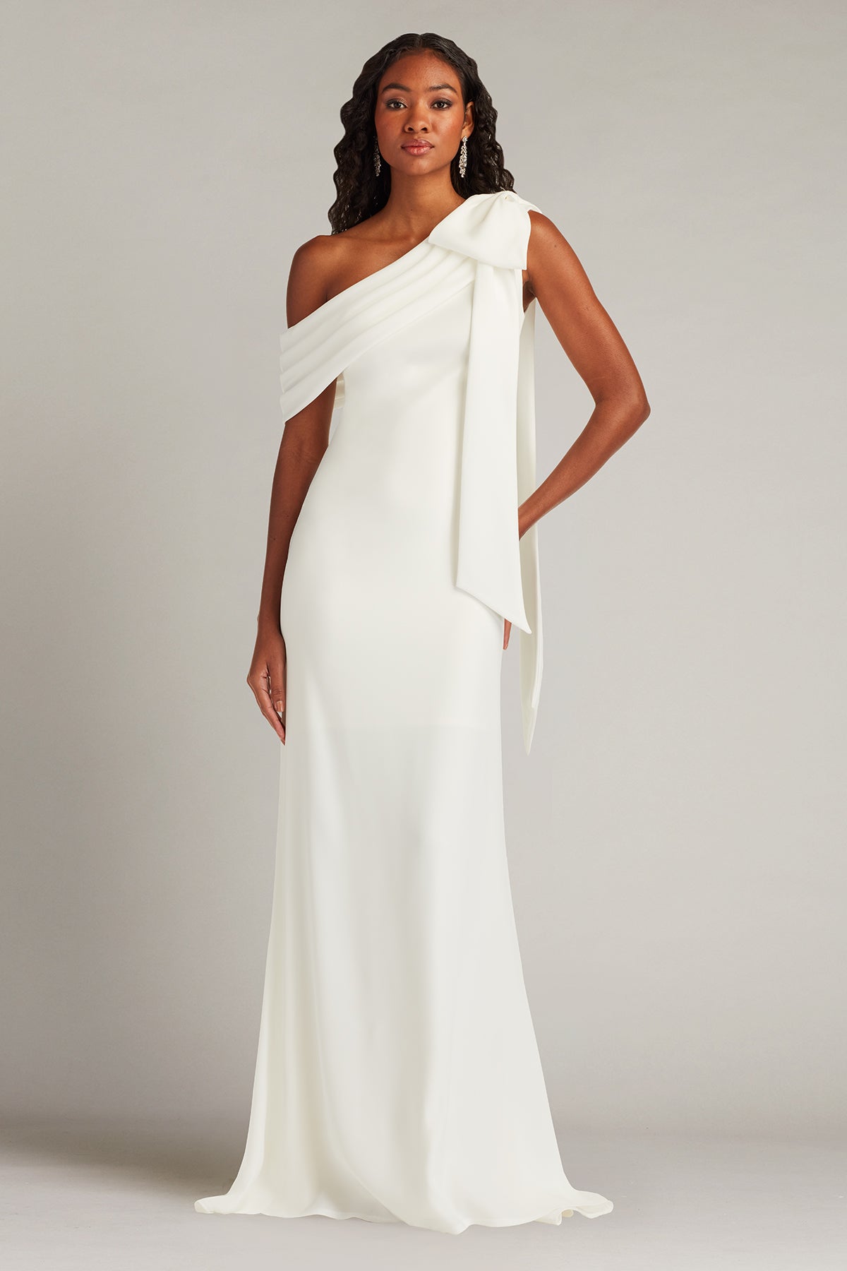 Tadashi Shoji ALG18371L - Foldover Off Shoulder Evening Gown