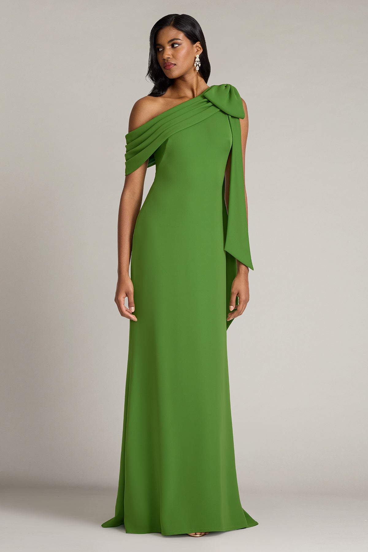 Tadashi Shoji ALG18371L - Foldover Off Shoulder Evening Gown