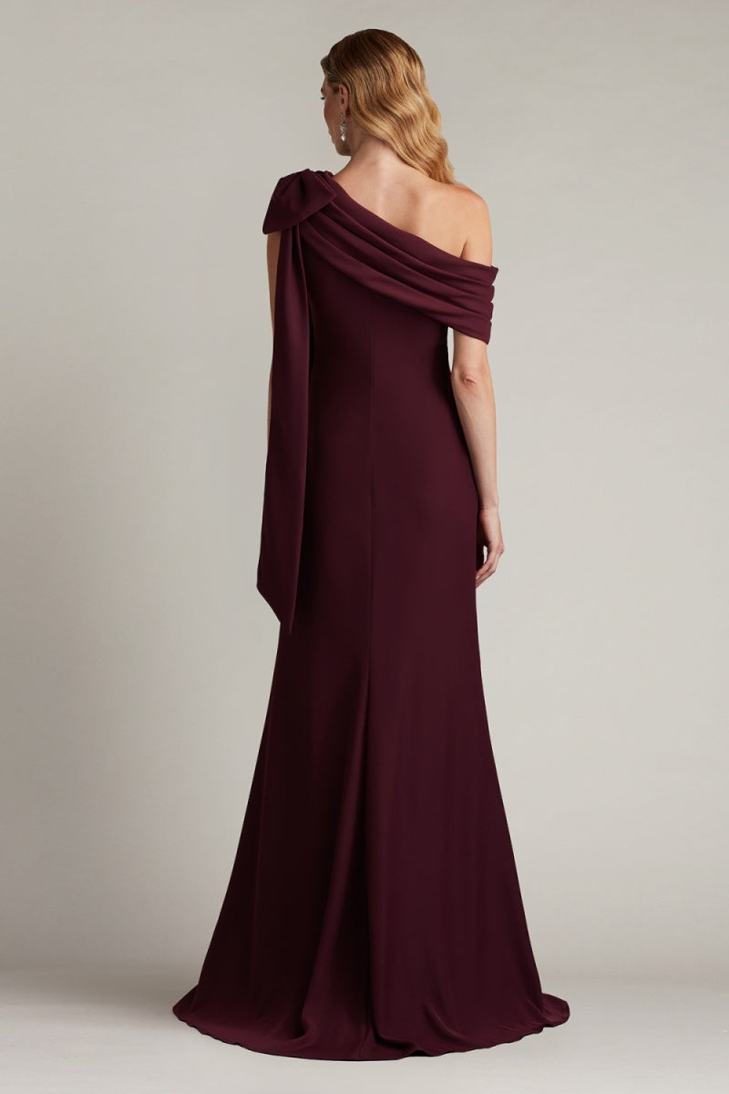 Tadashi Shoji ALG18371L - Foldover Off Shoulder Evening Gown