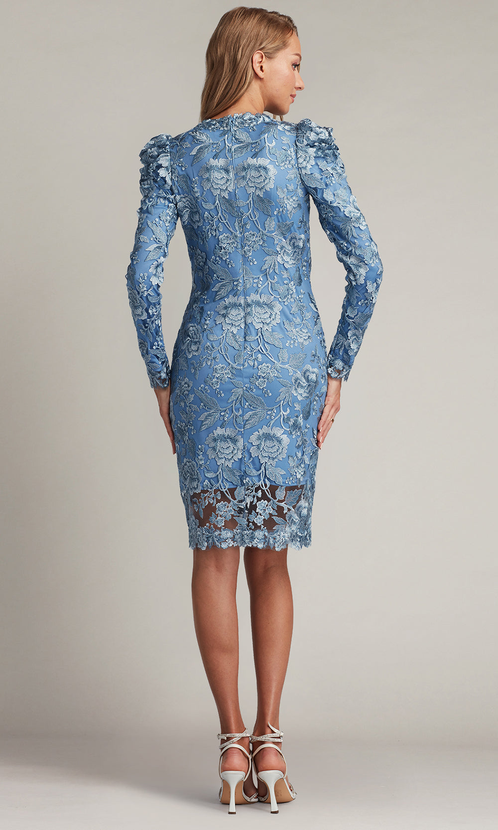 Tadashi Shoji BRX22416M - Long Sleeve Embroidered Midi Dress Special Occasion Dresses