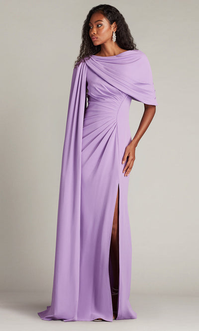 Tadashi Shoji BOS25345L - Acadia Shawl Draped Evening Gown Formal Gowns