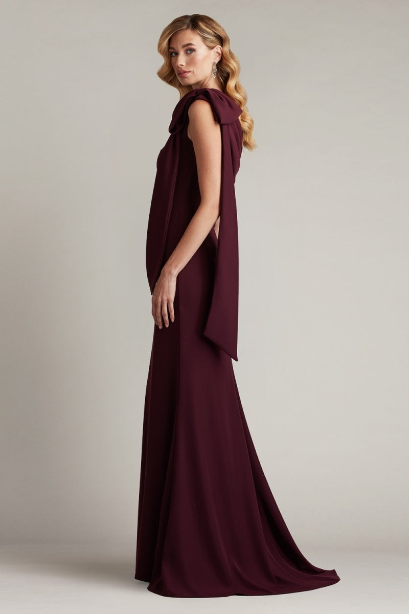 Tadashi Shoji ALG18371L - Foldover Off Shoulder Evening Gown