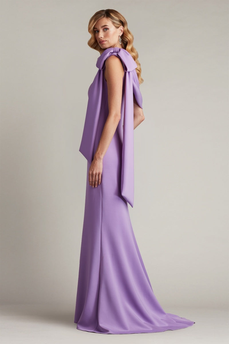Tadashi Shoji ALG18371L - Bow Accent Evening Dress