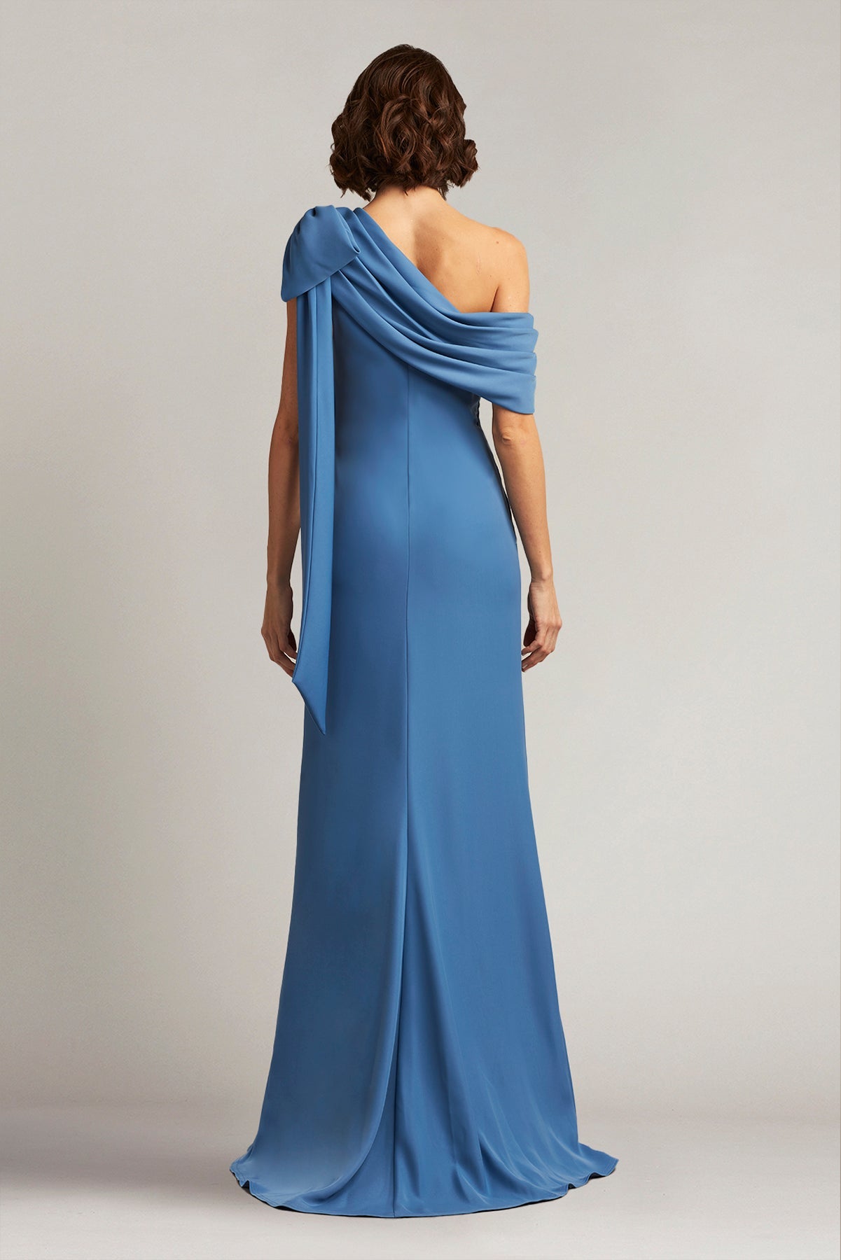 Tadashi Shoji ALG18371L - Foldover Off Shoulder Evening Gown