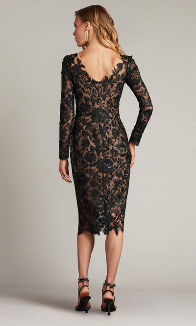 Tadashi Shoji CHS25374M - Senoia Sequin Embroidered Illusion Evening Dress cocktail dresses