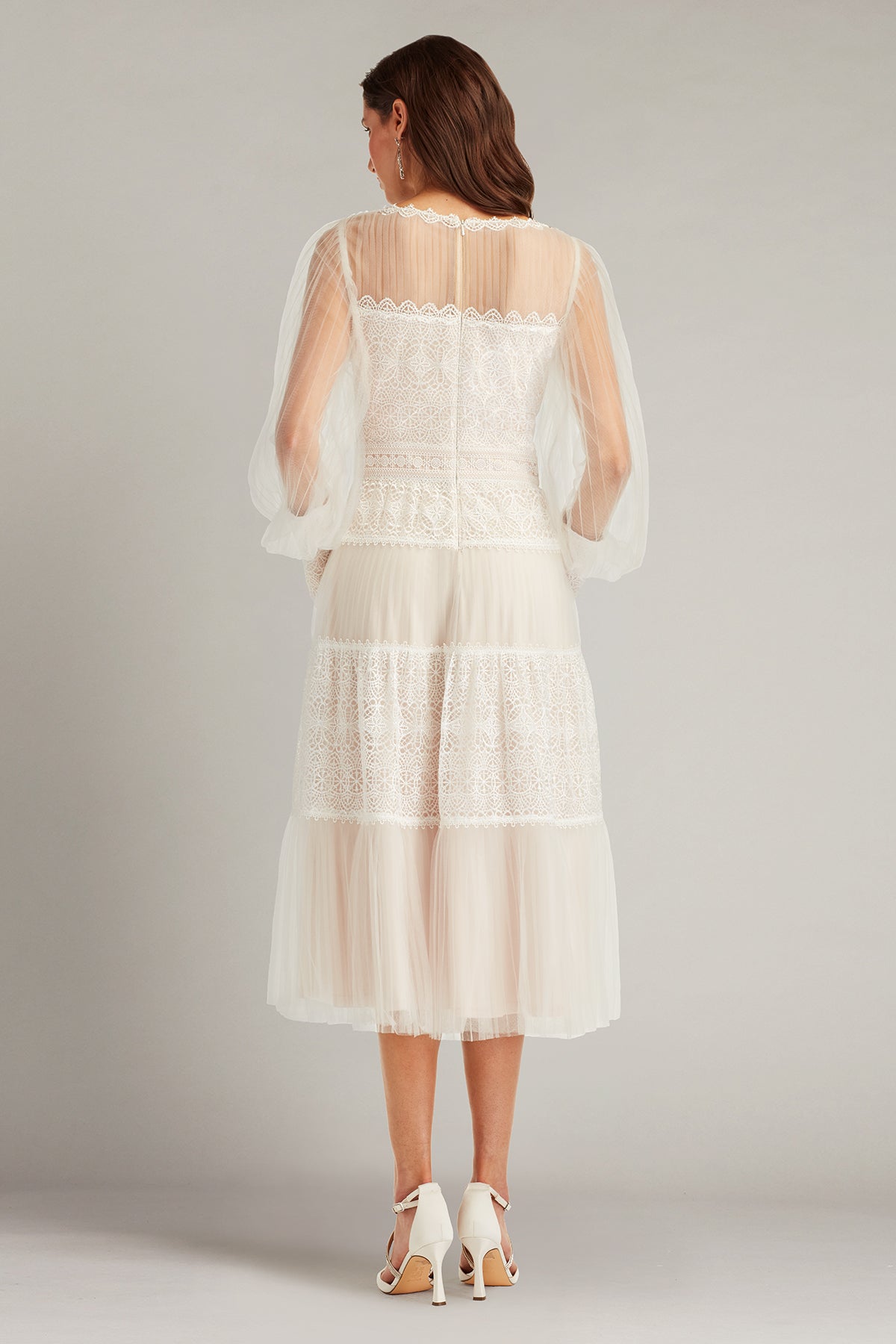 Tadashi Shoji CFW24593MD - Tea Length Lace Dress
