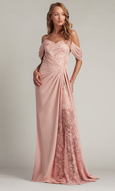 Tadashi Shoji CDN24082L - Drape Detailed Long Gown Special Occasion Dresses