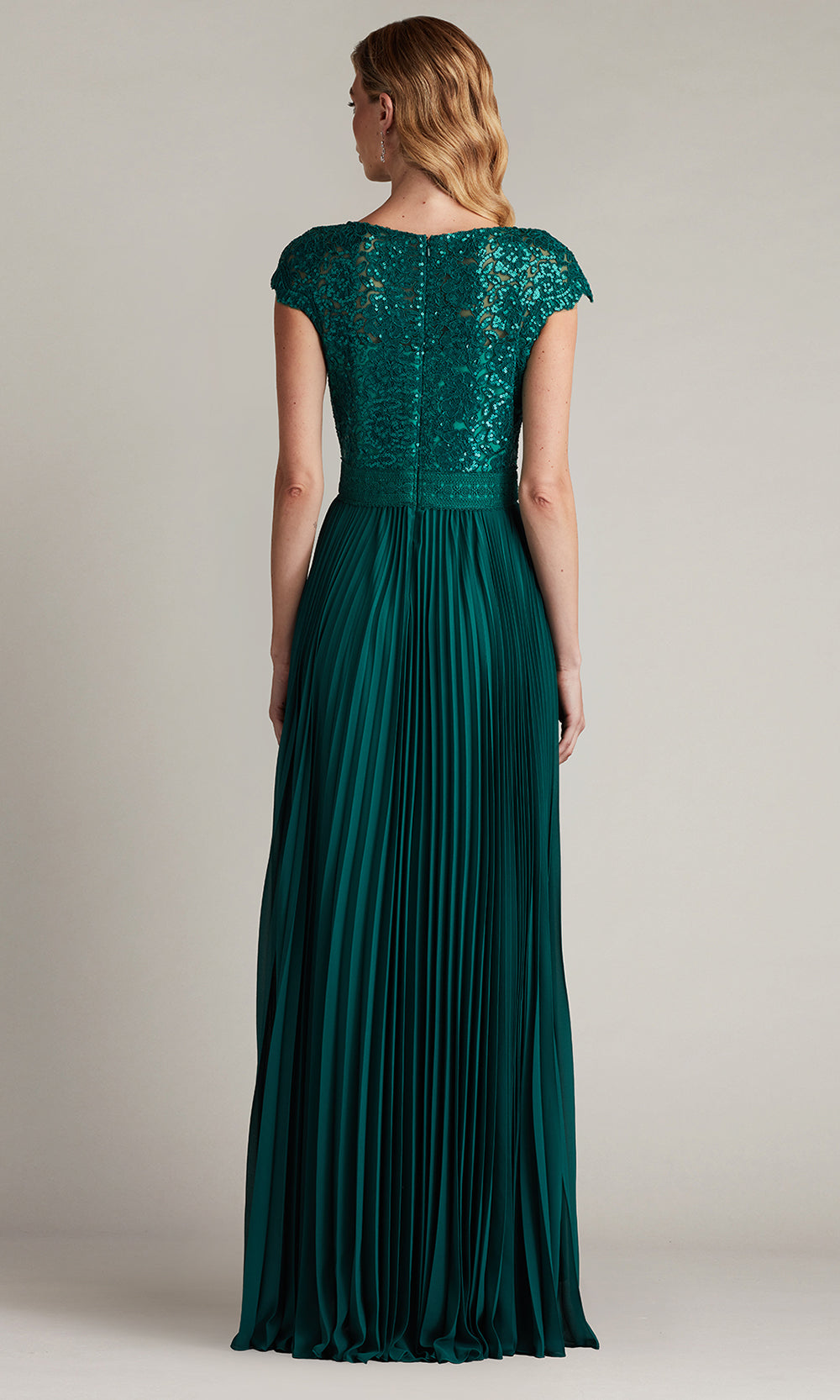 Tadashi Shoji CFC24324L - Embroidered Cap Sleeve Gown Special Occasion Dresses