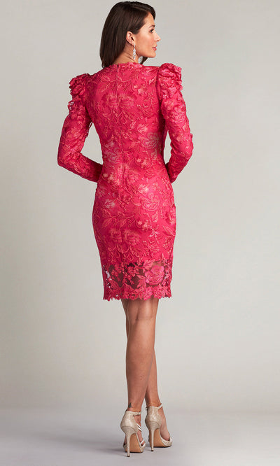 Tadashi Shoji BRX22416M - Long Sleeve Embroidered Midi Dress Special Occasion Dresses