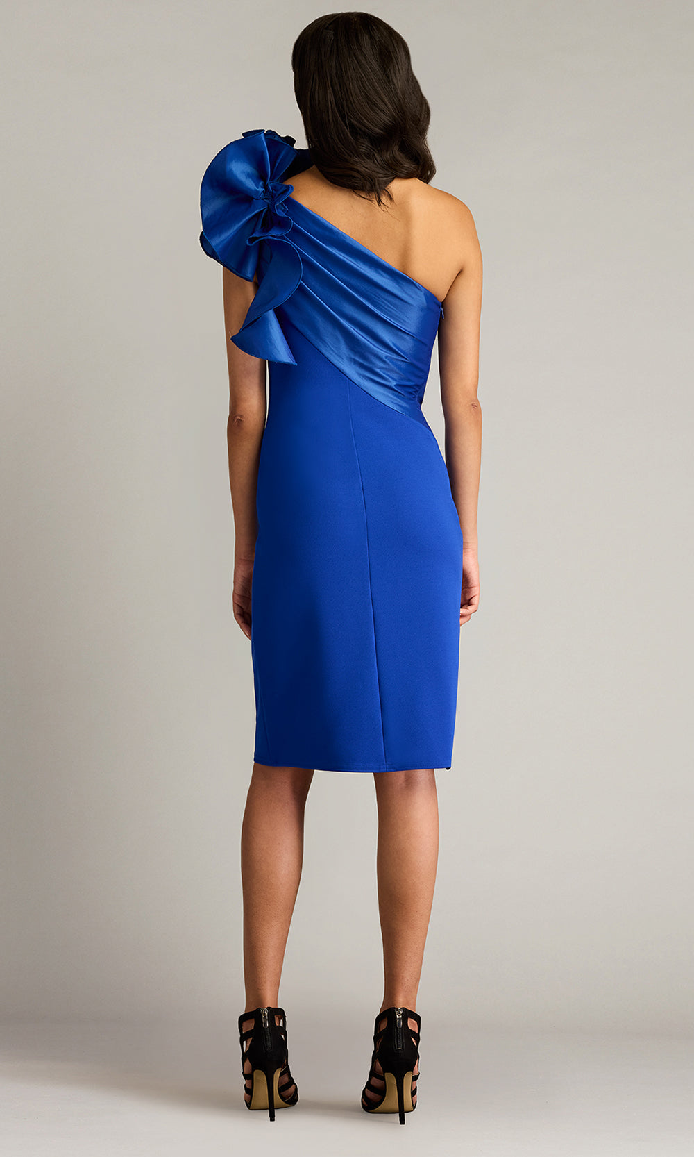 Tadashi Shoji BOS23478M - Aria One-Shoulder Ruffle Evening Gown Cocktail Dresses