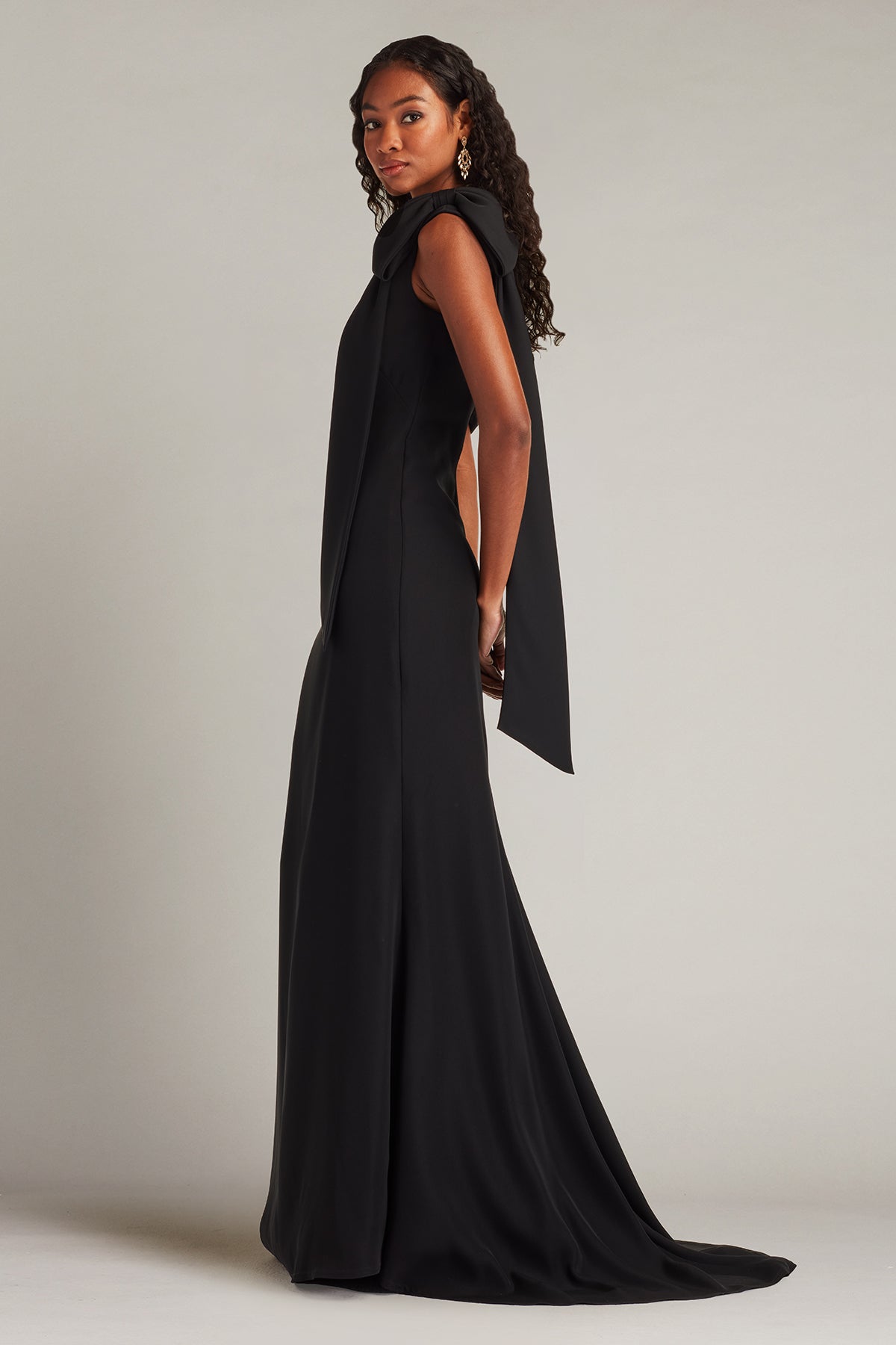 Tadashi Shoji ALG18371L - Bow Accent Evening Dress
