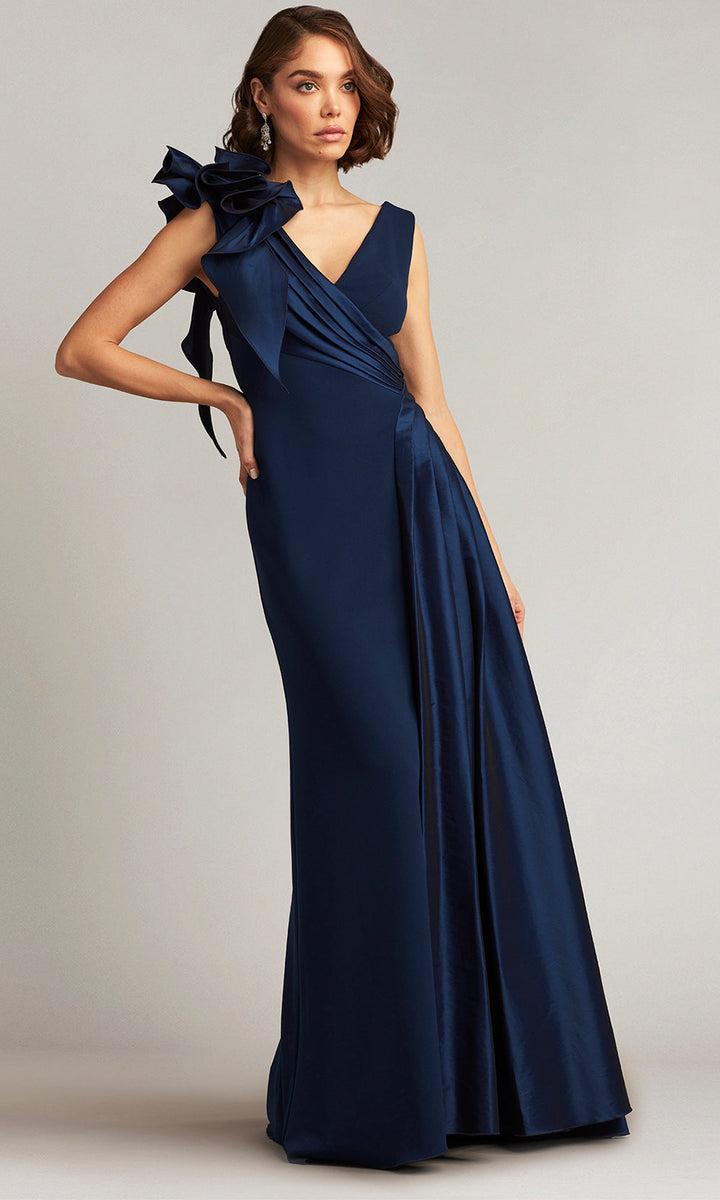 Tadashi Shoji BOS23030L - Long A-Line Dress - Ruffled