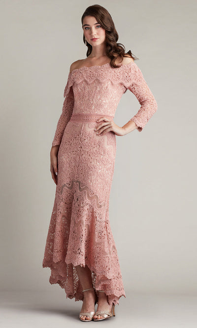 Tadashi Shoji CFJ24363MD - Long Sleeve Embroidered Dress Special Occasion Dresses