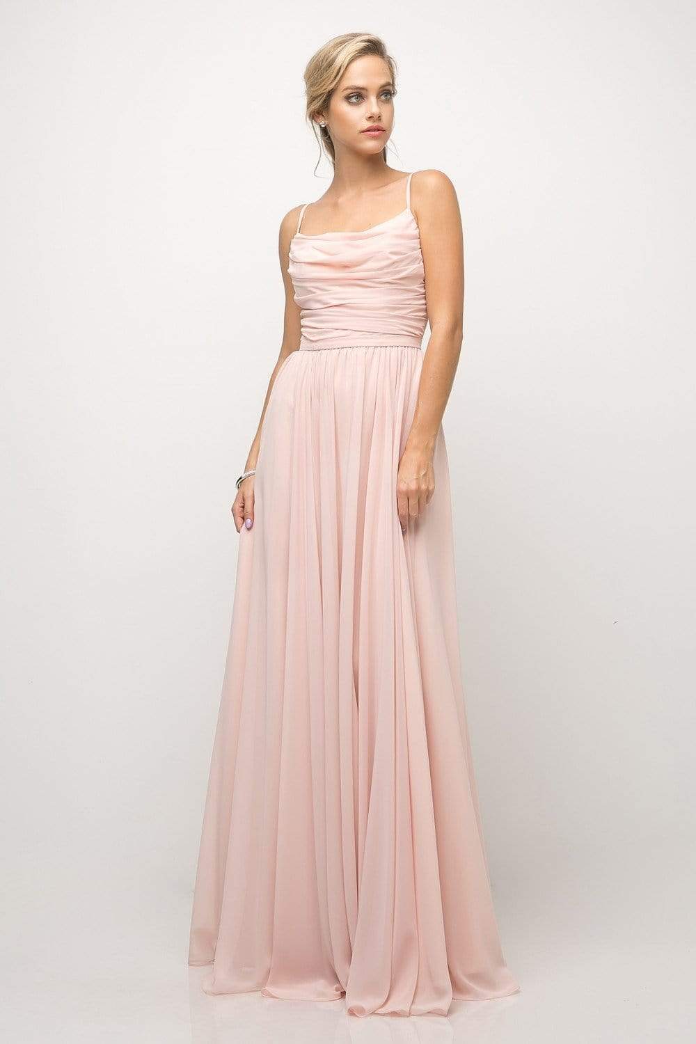 Ladivine UR136 - Sleeveless Square Neckline Empire Prom Dress