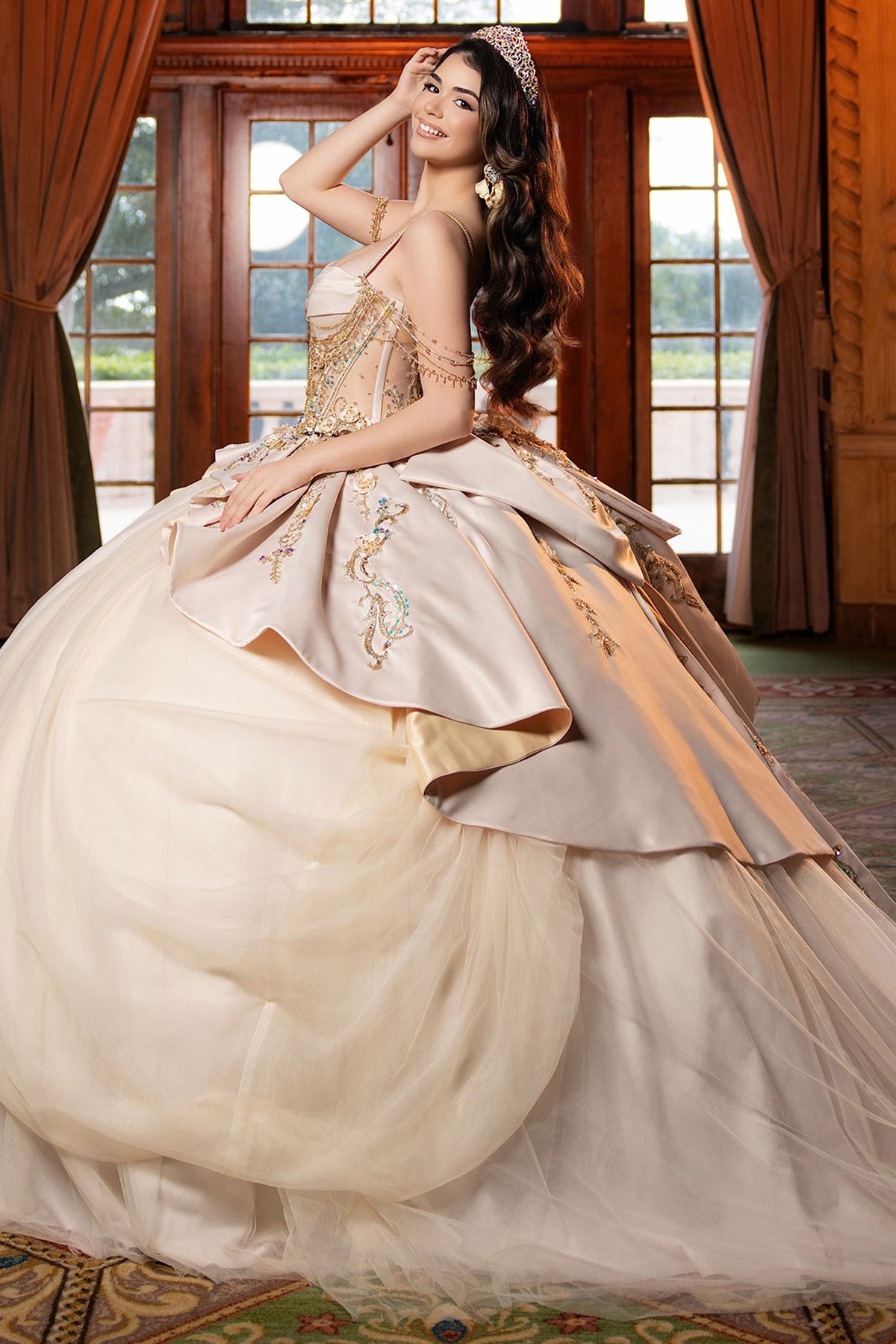 Vizcaya by Mori Lee 4080042 - Corset Strapless Quinceneara Gown