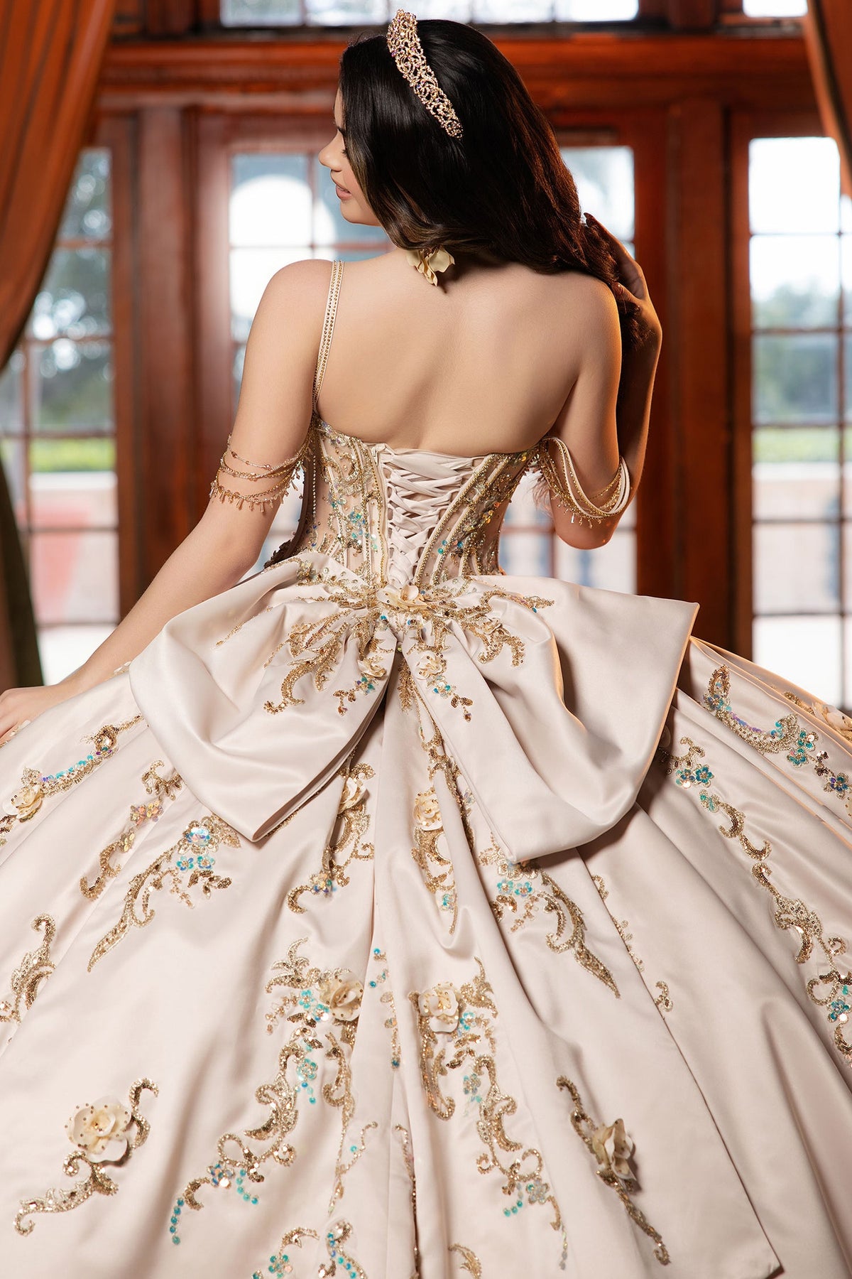 Vizcaya by Mori Lee 4080042 - Corset Strapless Quinceneara Gown