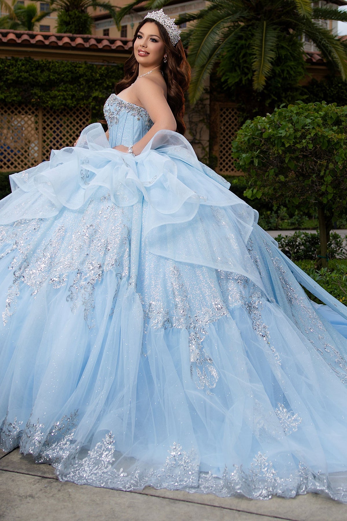 Vizcaya by Mori Lee 4080065 - Jeweled Sweetheart Tulle Quinceanera Gown
