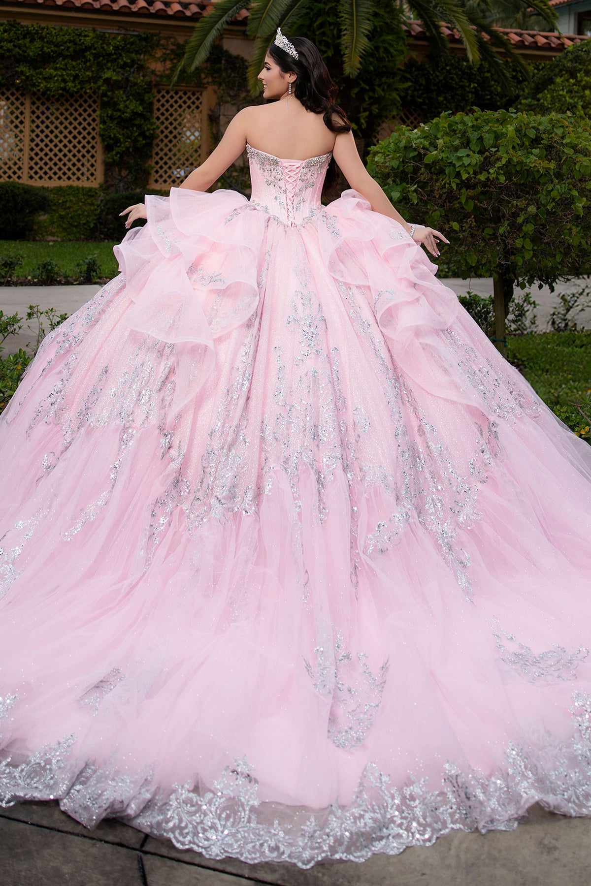Vizcaya by Mori Lee 4080065 - Jeweled Sweetheart Tulle Quinceanera Gown