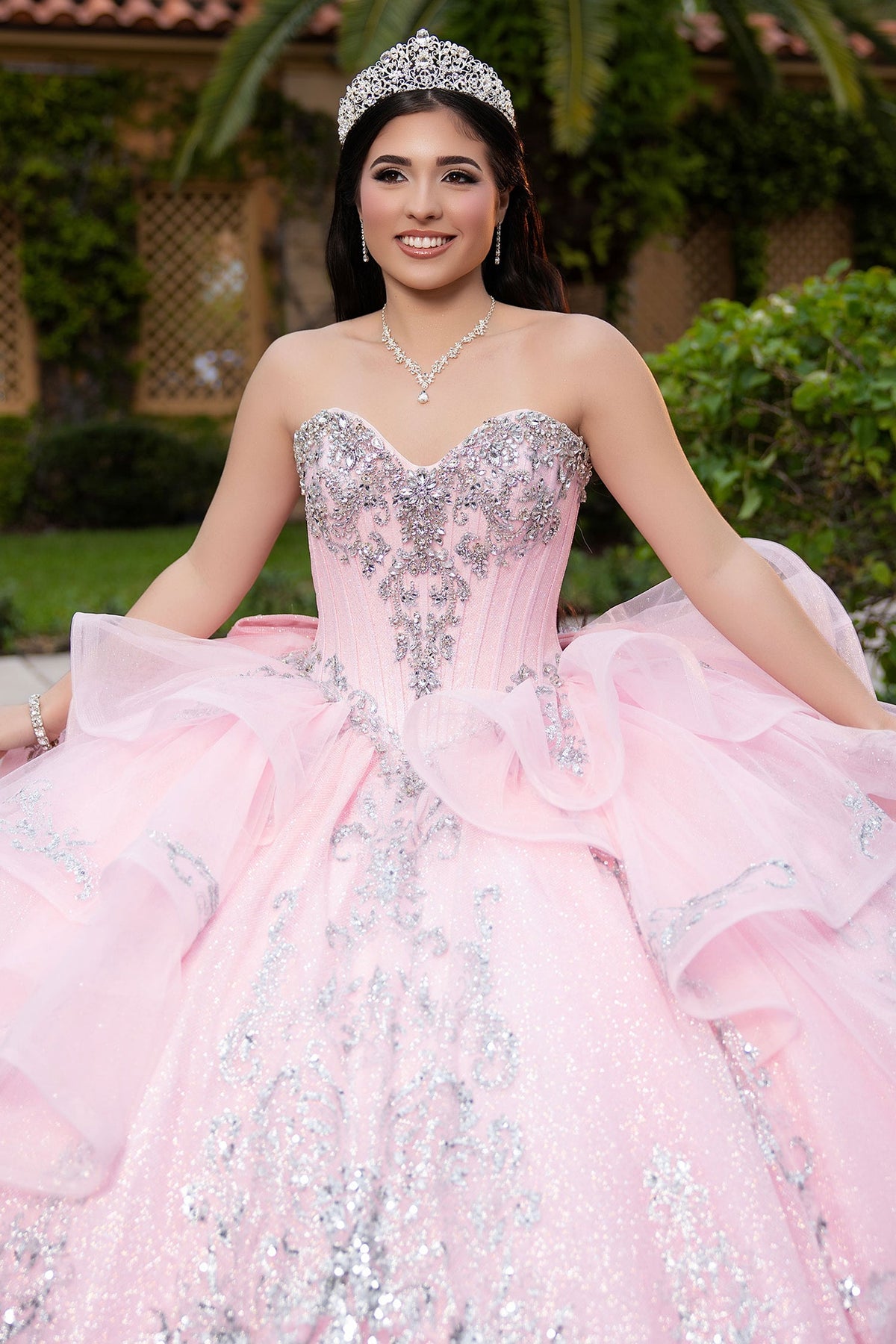 Vizcaya by Mori Lee 4080065 - Jeweled Sweetheart Tulle Quinceanera Gown