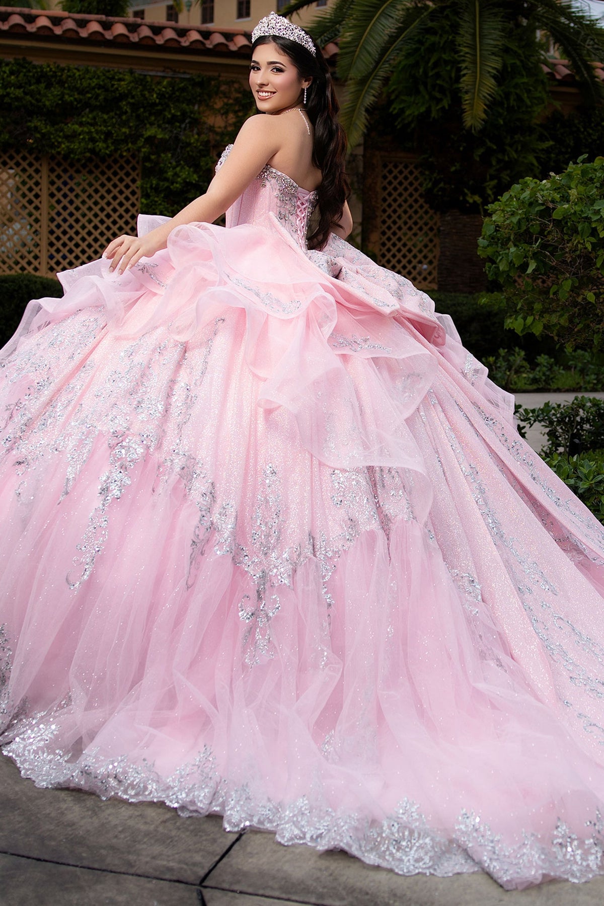 Vizcaya by Mori Lee 4080065 - Jeweled Sweetheart Tulle Quinceanera Gown