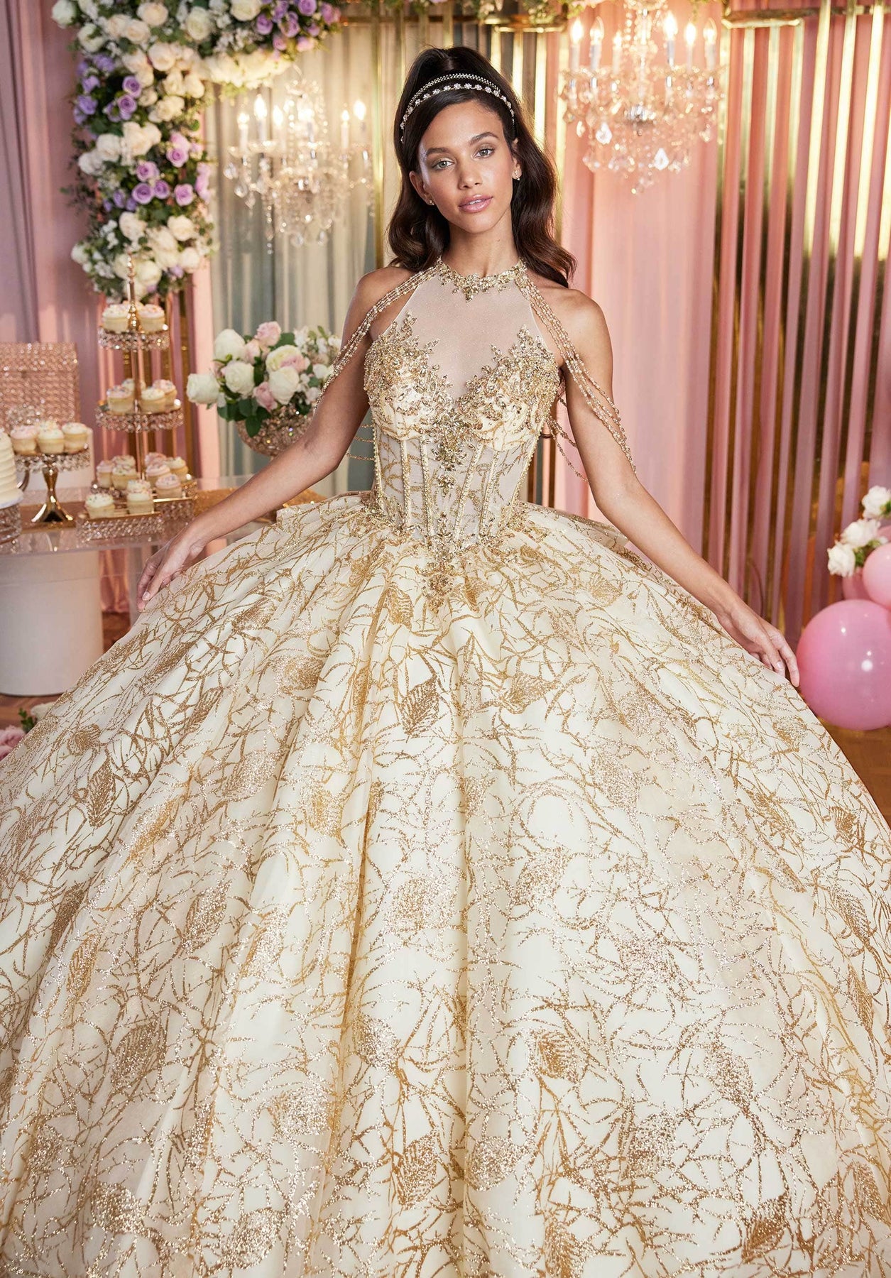 beaded quinceanera dresses Quinceanera Dress 1941 By Dancing Queen Navy / XSmall