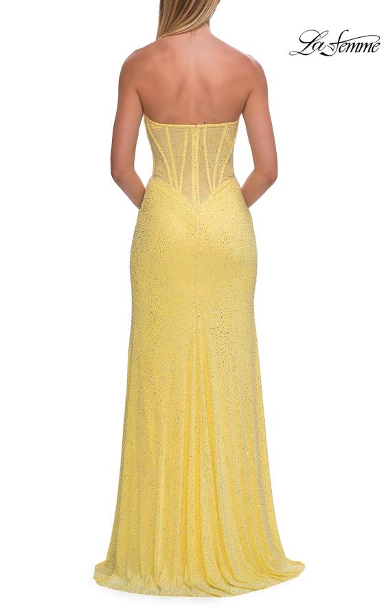 La Femme 33304 - Strapless Dazzling Beaded Jersey Gown