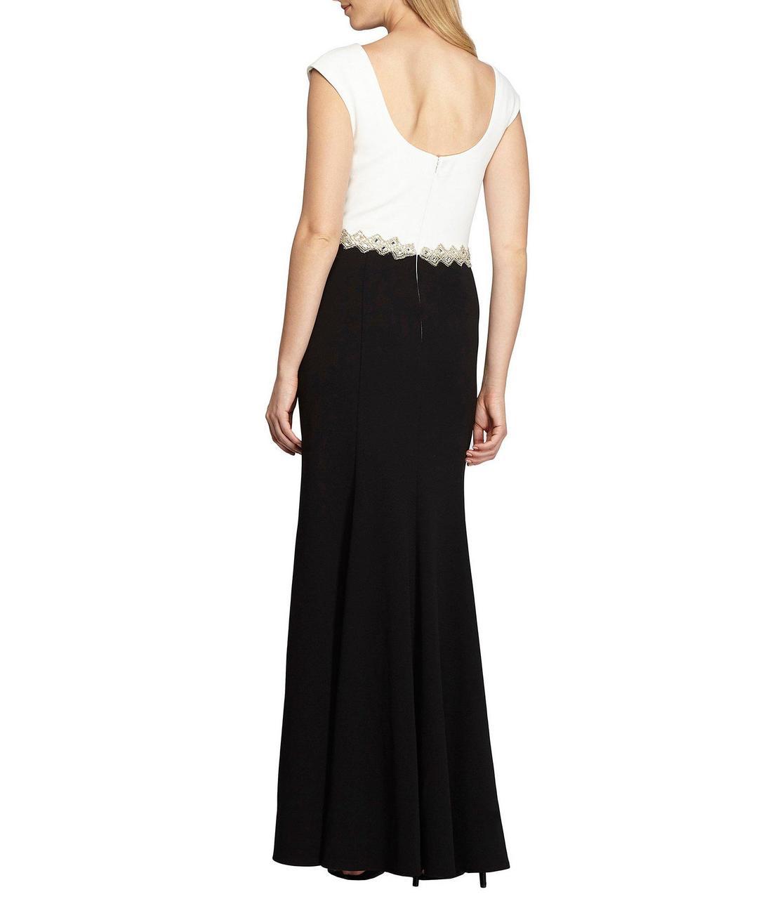 alex evenings black and white dress Alex Evenings 51171186
