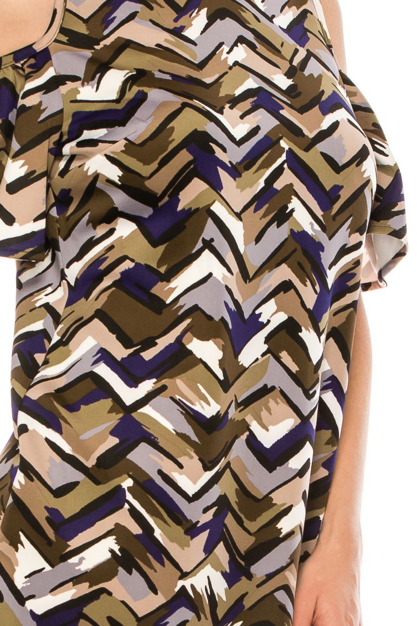 Nine West - 106541986TM Jewel Sheath Knee-Length Dress In Multi-Color