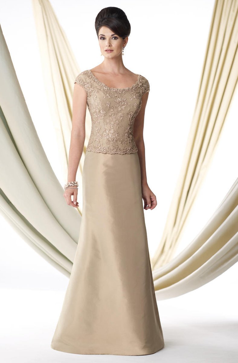Ivonne D by Mon Cheri - 114D41 Two Piece Dress In Sand Sage