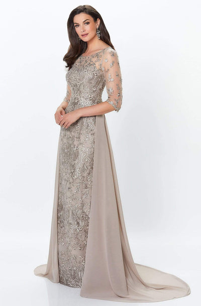 Montage by Mon Cheri - 119940 Lace Embellished Two-Piece Column Gown Special Occasion Dress