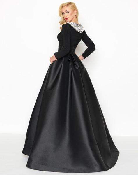 Mac Duggal - Embellished Long Sleeves Ballgown 12093R CCSALE