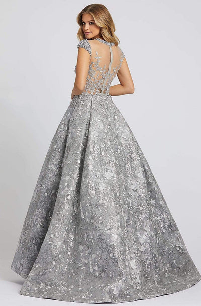 Mac Duggal Evening - 12308D Pearl Beaded Embroidered Ballgown Ball Gowns