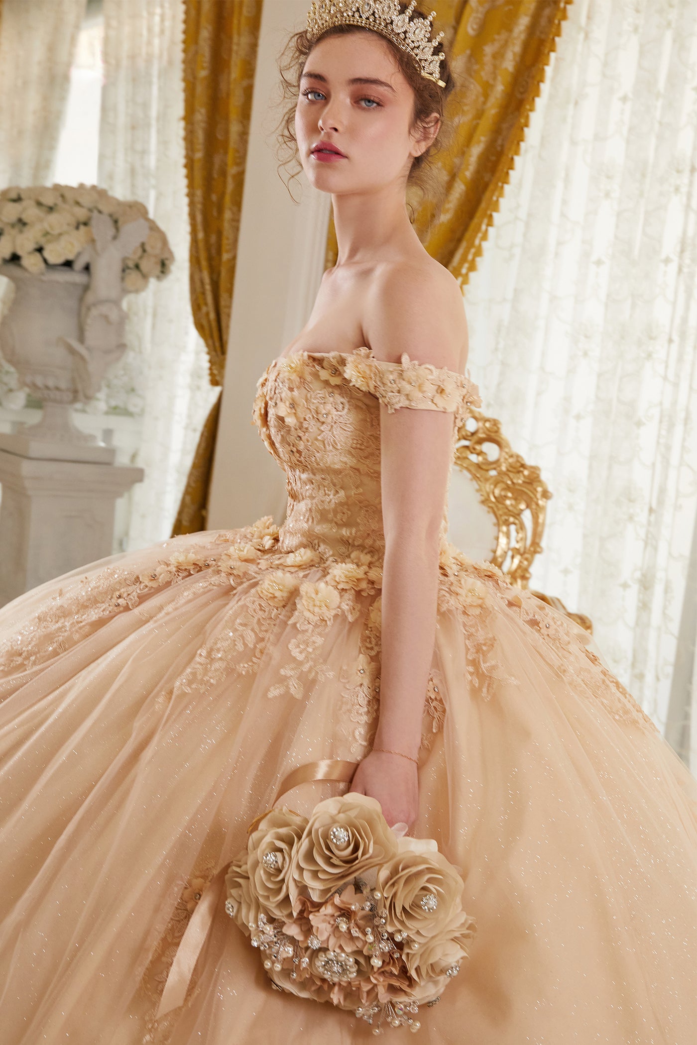 Ladivine 15702 - Floral Ballgown