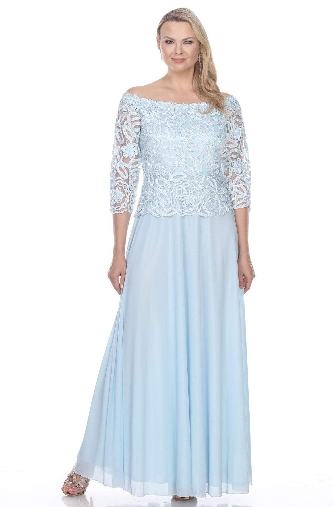 Soulmates - 1614 Off Shoulder Evening Gown Mother of the Bride Dresses