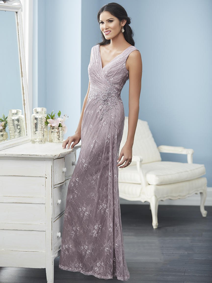 Christina Wu Elegance - 17833 Floral Sleeveless V Neck Dress Special Occasion Dress