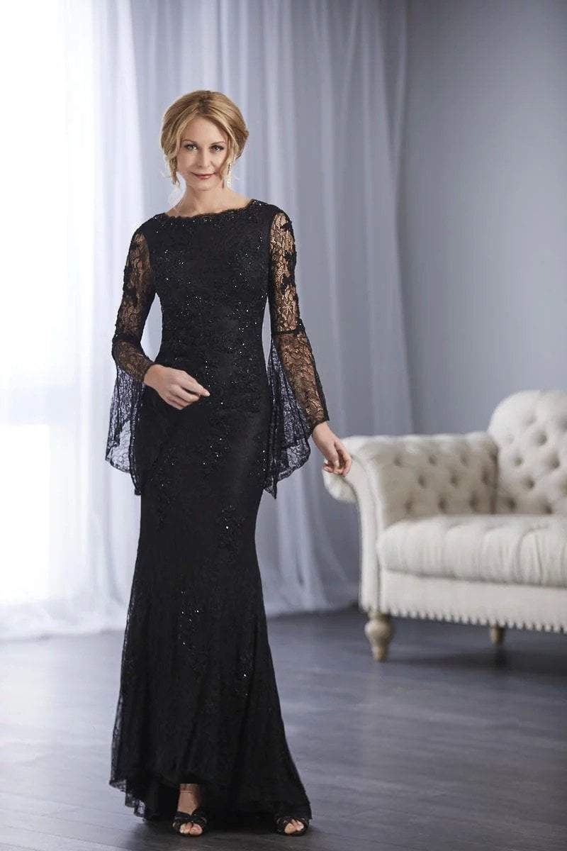 Christina Wu Elegance - 17847SC Flutter Laced Sheath Gown