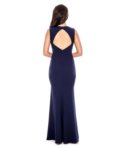 Decode 1.8 - Sleeveless Long Dress with Back Hole 183468 in Blue