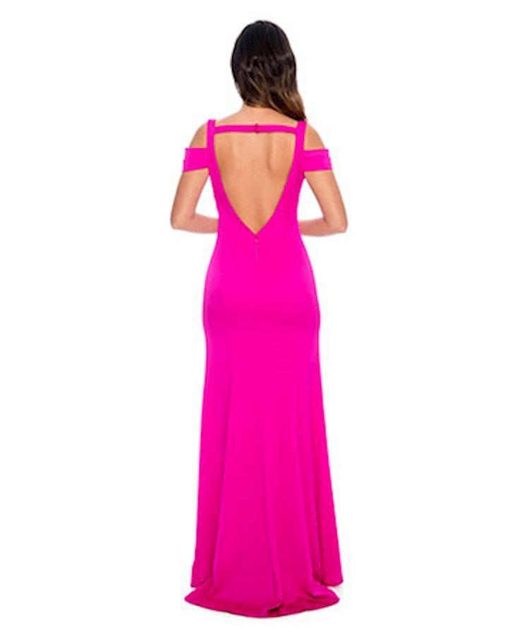 Decode - 184061 Cold Shoulder Sweetheart Jersey Evening Dress in Pink