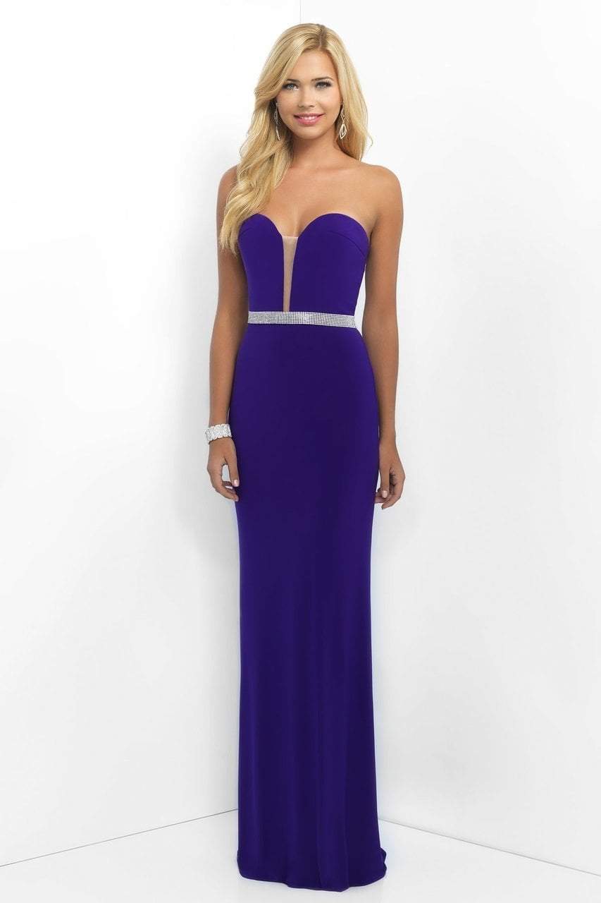 Blush by Alexia Designs - 11010 Strapless Sweetheart Gown Special Occasion Dress 0 / Amethyst