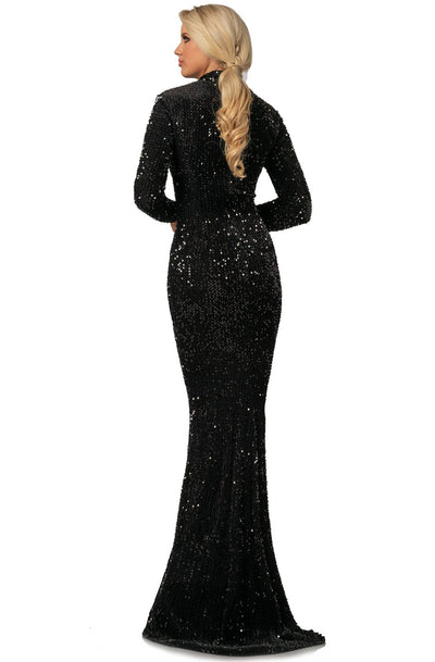 Johnathan Kayne - 2084 Embellished Sweetheart Sheath Dress In Black