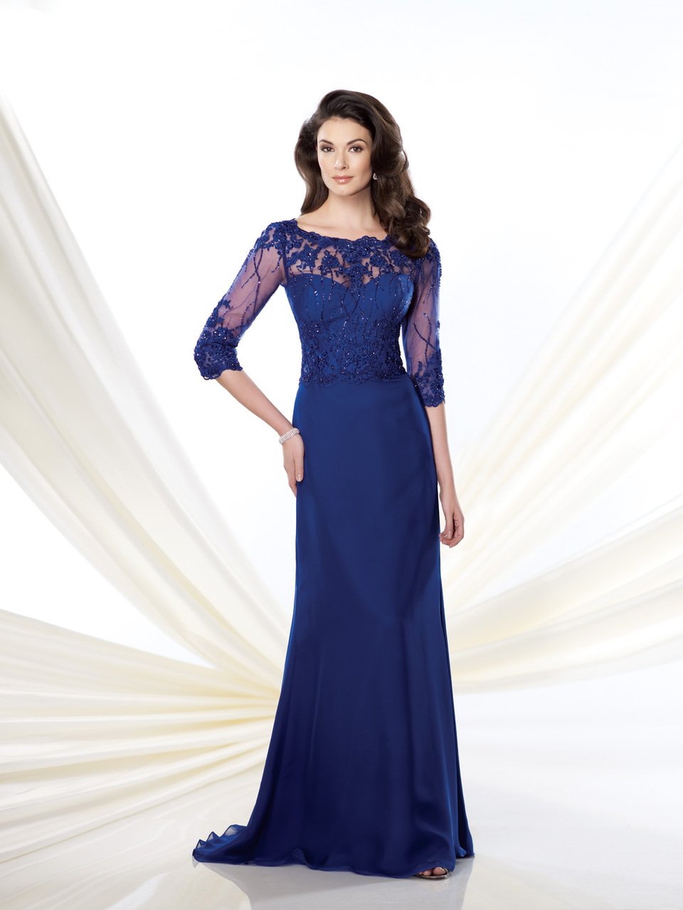 Montage by Mon Cheri - 214941 Dress in Blue